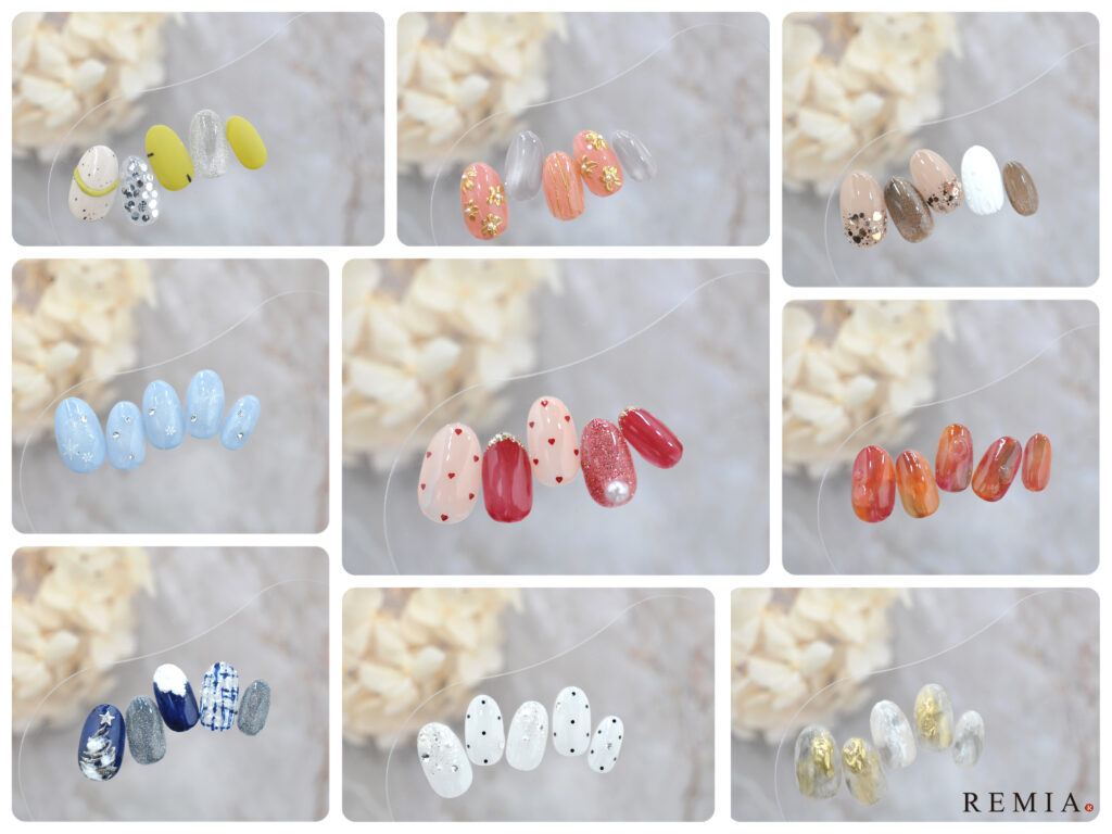 2025年12月-2026年2月の定額ネイル